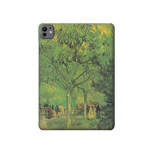 S3748 Van Gogh une ruelle dans un jardin public Etui Coque Housse pour iPad Pro 11 (2024,2025)
