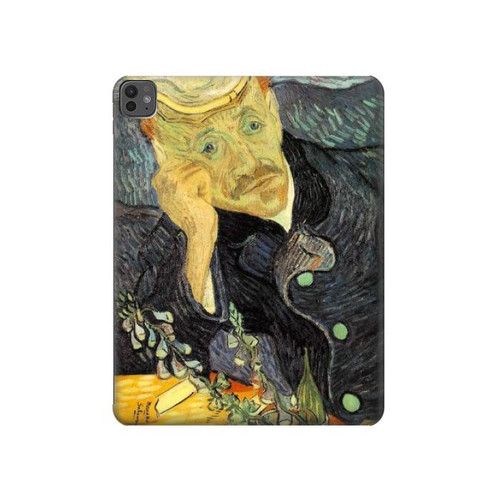 S0212 Van Gogh Portrait du Dr Gachet Etui Coque Housse pour iPad Pro 13 (2024,2025)