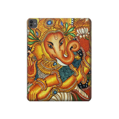 S0440 Dieu hindou Ganesha Etui Coque Housse pour iPad Pro 13 (2024,2025), Air 13 2026