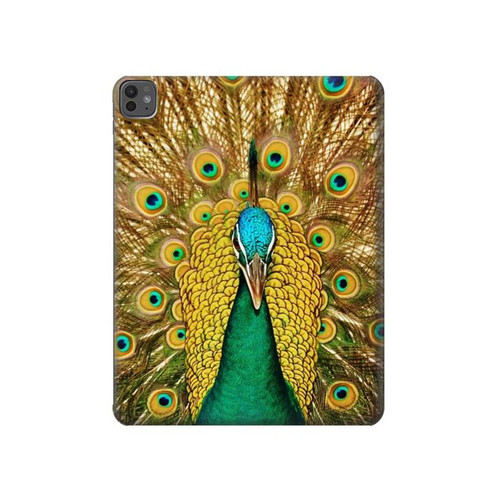 S0513 Paon Etui Coque Housse pour iPad Pro 13 (2024,2025), Air 13 2026