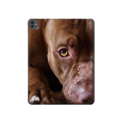 S0519 PitBull Visage Etui Coque Housse pour iPad Pro 13 (2024,2025), Air 13 2026
