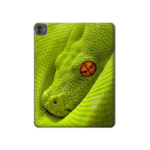 S0785 Serpent vert Etui Coque Housse pour iPad Pro 13 (2024,2025)