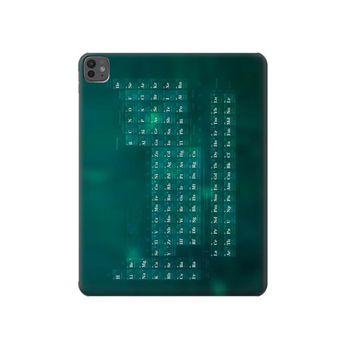 S0846 Chimie Tableau périodique Etui Coque Housse pour iPad Pro 13 (2024,2025), Air 13 2026