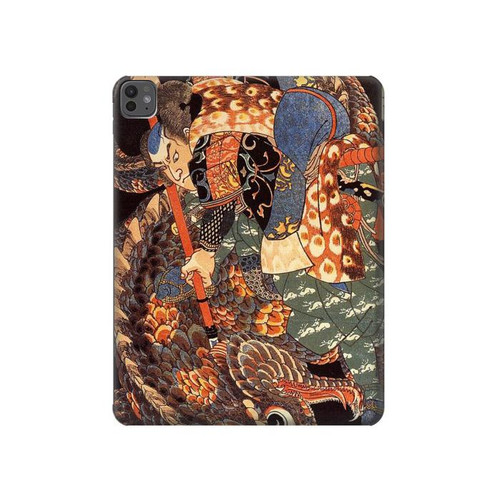 S0914 Ronin Miyamoto Musashi Etui Coque Housse pour iPad Pro 13 (2024,2025)