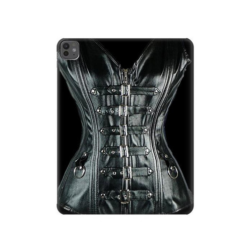 S1639 Gothique Corset Noir Etui Coque Housse pour iPad Pro 13 (2024,2025), Air 13 2026