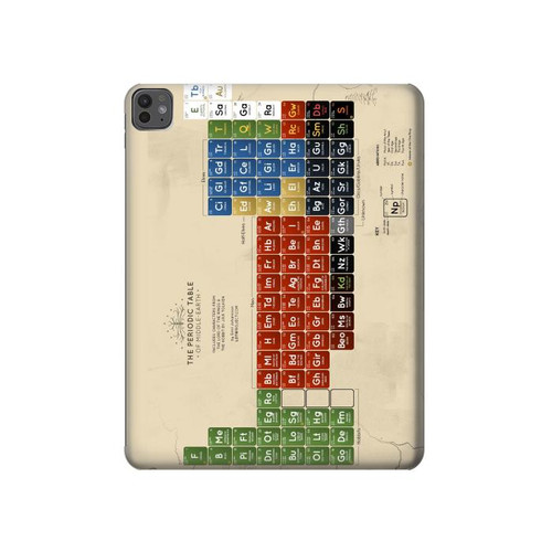 S1695 Le tableau périodique de la Terre du Milieu Etui Coque Housse pour iPad Pro 13 (2024,2025)