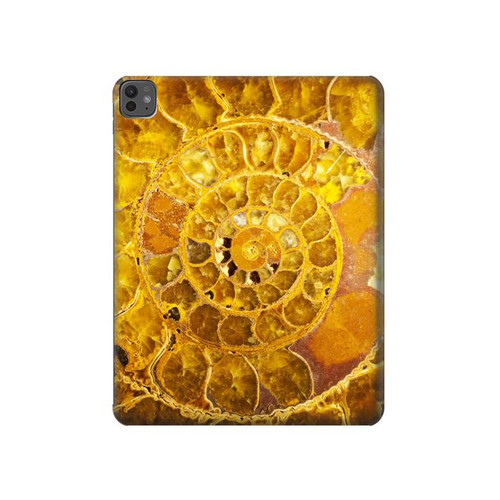S1789 ammonite Fossiles Etui Coque Housse pour iPad Pro 13 (2024,2025), Air 13 2026