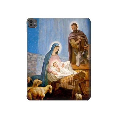 S2276 la Nativité Etui Coque Housse pour iPad Pro 13 (2024)