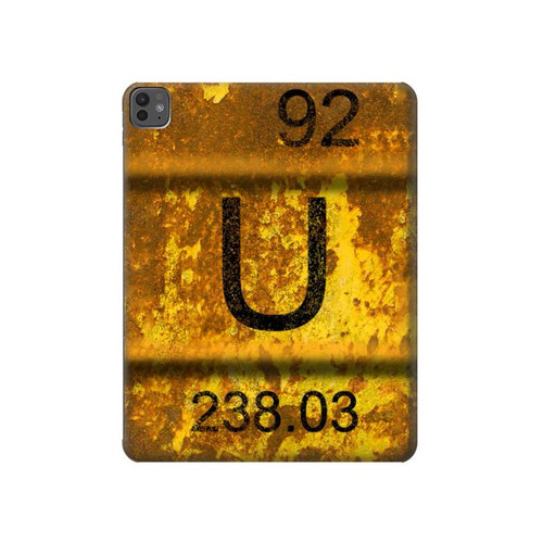 S2447 Vieux nucléaire d'uranium Rusty déchets Baril Etui Coque Housse pour iPad Pro 13 (2024,2025)