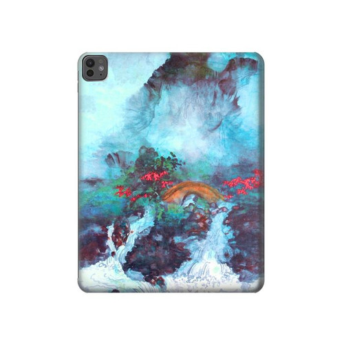 S2724 Dragon Blanc Piscine Haisu Lui Etui Coque Housse pour iPad Pro 13 (2024,2025)