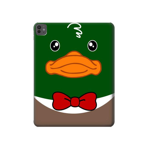 S2762 Vert Tête Canard colvert Tuxedo Dessin animé Etui Coque Housse pour iPad Pro 13 (2024,2025)