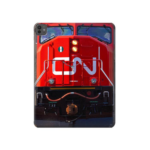 S2774 Train Canada Nationale des chemins de fer Etui Coque Housse pour iPad Pro 13 (2024,2025), Air 13 2026