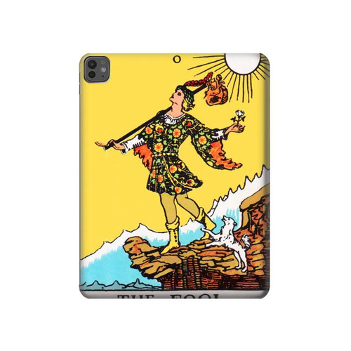 S2810 Carte Tarot Le Fou Etui Coque Housse pour iPad Pro 13 (2024,2025)