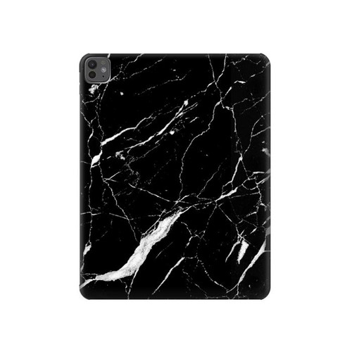 S2895 Noir Marbre imprimé graphique Etui Coque Housse pour iPad Pro 13 (2024,2025)