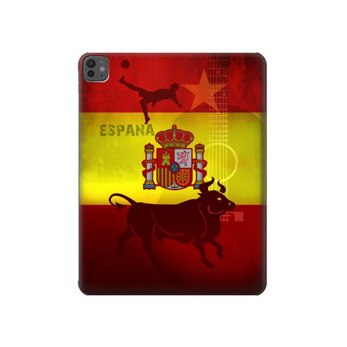S2984 Espagne Football Football Etui Coque Housse pour iPad Pro 13 (2024,2025)