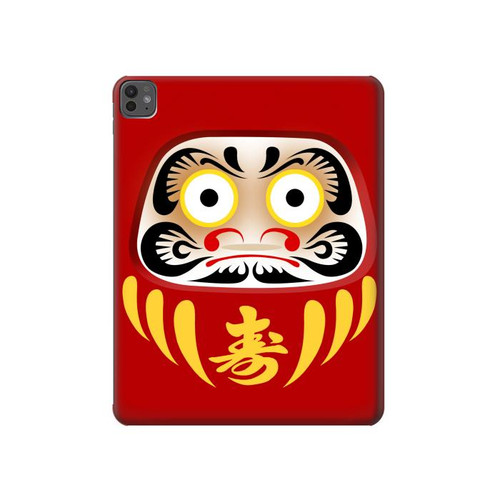 S3045 Japon Bonne chance Daruma Poupée Etui Coque Housse pour iPad Pro 13 (2024,2025), Air 13 2026