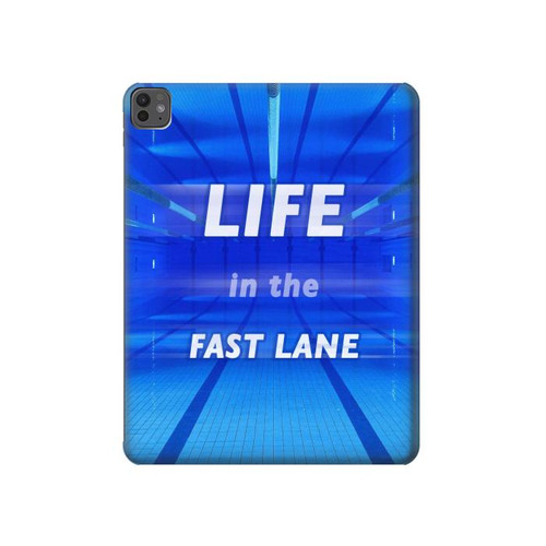 S3136 La vie dans la voie rapide Piscine Etui Coque Housse pour iPad Pro 13 (2024,2025), Air 13 2026