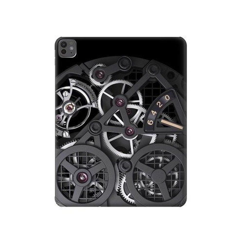 S3176 A l'intérieur Montre Noir Etui Coque Housse pour iPad Pro 13 (2024,2025), Air 13 2026