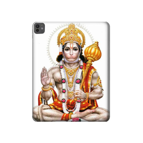 S3186 Hanuman Chalisa Hindi Hindu Etui Coque Housse pour iPad Pro 13 (2024,2025)