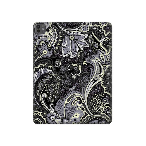 S3251 Motif Batik Fleur Etui Coque Housse pour iPad Pro 13 (2024,2025), Air 13 2026