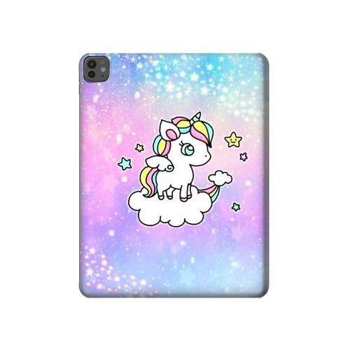 S3256 Mignon Licorne Etui Coque Housse pour iPad Pro 13 (2024,2025)