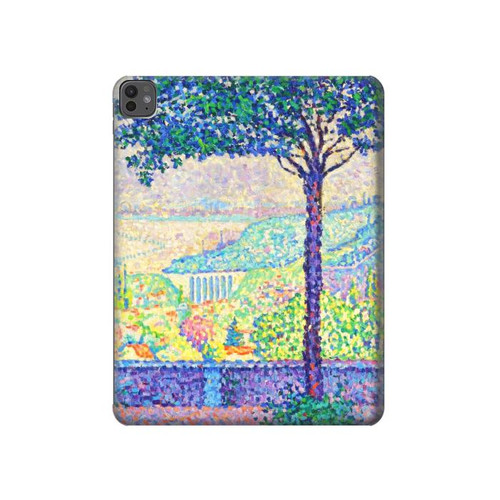 S3349 Paul Signac Terrasse de Meudon Etui Coque Housse pour iPad Pro 13 (2024,2025)