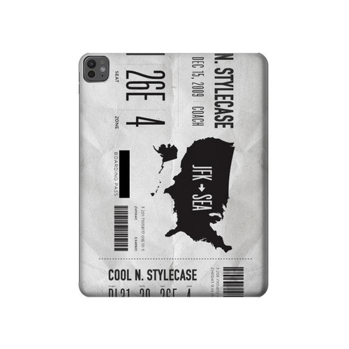 S3615 Carte d'embarquement Etui Coque Housse pour iPad Pro 13 (2024,2025), Air 13 2026