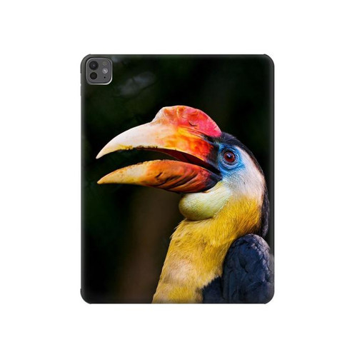 S3876 Calao coloré Etui Coque Housse pour iPad Pro 13 (2024,2025), Air 13 2026