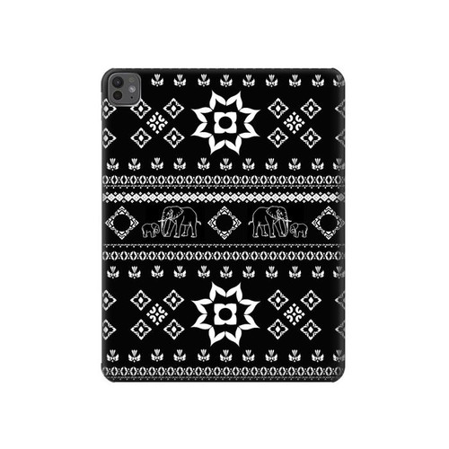 S3932 Patron de pantalon éléphant Etui Coque Housse pour iPad Pro 13 (2024,2025)