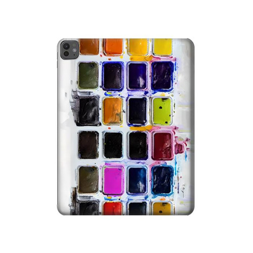 S3956 Graphique de boîte à palette aquarelle Etui Coque Housse pour iPad Pro 13 (2024,2025)