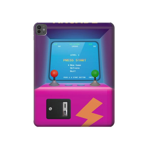 S3961 Arcade Cabinet Rétro Machine Etui Coque Housse pour iPad Pro 13 (2024,2025), Air 13 2026