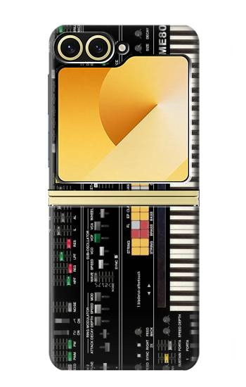 S0061 synthétiseur Etui Coque Housse pour Samsung Galaxy Z Flip 6, Flip 7 FE