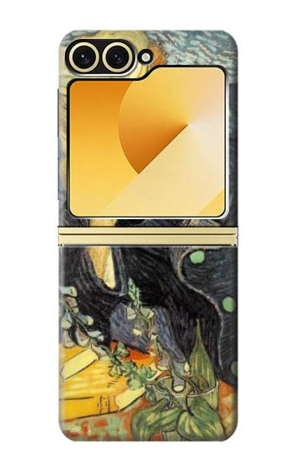 S0212 Van Gogh Portrait du Dr Gachet Etui Coque Housse pour Samsung Galaxy Z Flip 6