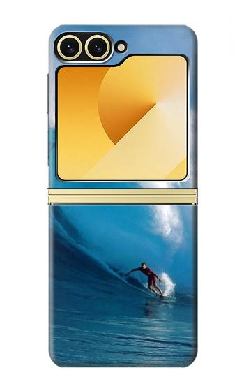 S0438 Hawaii Surf Etui Coque Housse pour Samsung Galaxy Z Flip 6, Flip 7 FE