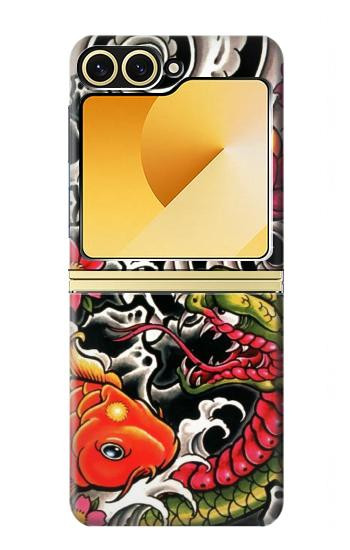 S0605 Yakuza tatouage Etui Coque Housse pour Samsung Galaxy Z Flip 6, Flip 7 FE