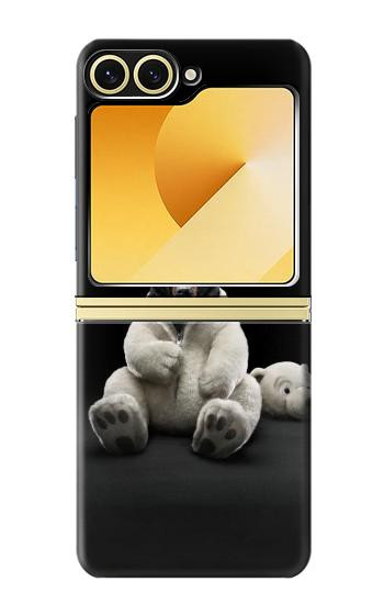 S0878 Ours noir Etui Coque Housse pour Samsung Galaxy Z Flip 6, Flip 7 FE