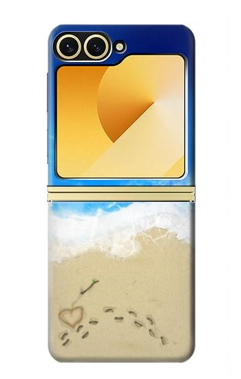 S0912 Plage Etui Coque Housse pour Samsung Galaxy Z Flip 6, Flip 7 FE