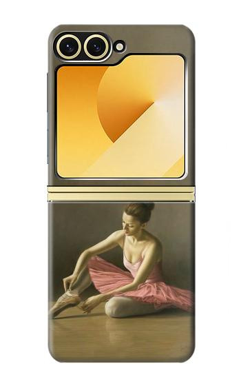 S1241 Ballet Etui Coque Housse pour Samsung Galaxy Z Flip 6, Flip 7 FE