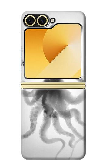 S1432 Crâne Poulpe X-ray Etui Coque Housse pour Samsung Galaxy Z Flip 6, Flip 7 FE