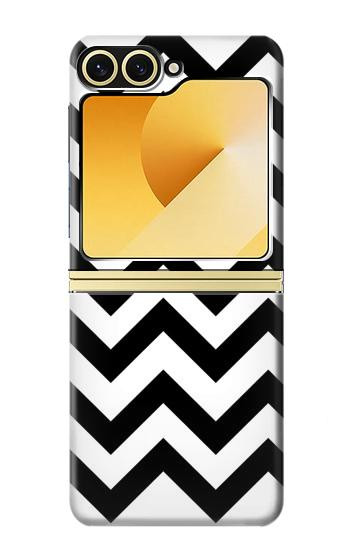 S1613 Chevron Zigzag Etui Coque Housse pour Samsung Galaxy Z Flip 6, Flip 7 FE