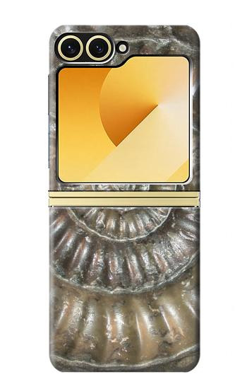 S1788 ammonite Fossile Etui Coque Housse pour Samsung Galaxy Z Flip 6, Flip 7 FE