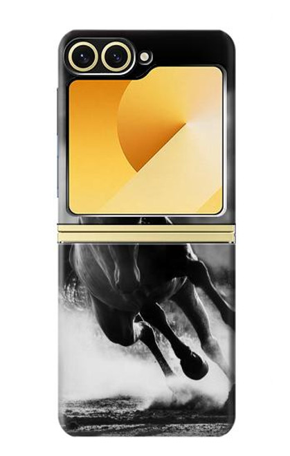 S1860 Cheval courant Etui Coque Housse pour Samsung Galaxy Z Flip 6, Flip 7 FE