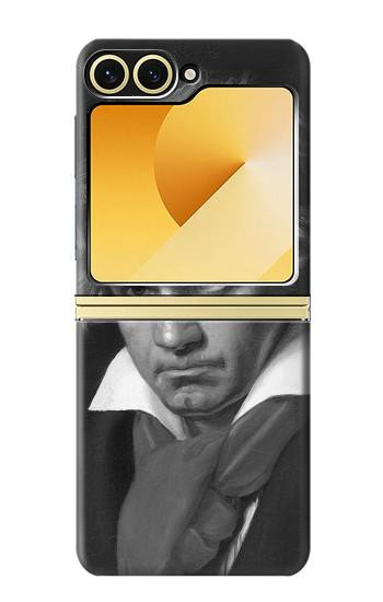 S1930 Beethoven Etui Coque Housse pour Samsung Galaxy Z Flip 6, Flip 7 FE
