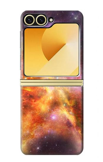 S1963 Nébuleuse Arc en ciel espace Etui Coque Housse pour Samsung Galaxy Z Flip 6, Flip 7 FE