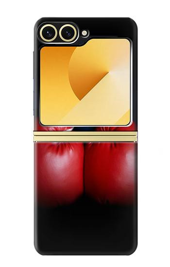 S2261 Homme d'affaires Noir Costume avec des gants de boxe Etui Coque Housse pour Samsung Galaxy Z Flip 6, Flip 7 FE