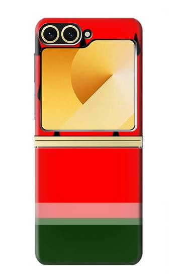 S2403 Pastèque Etui Coque Housse pour Samsung Galaxy Z Flip 6, Flip 7 FE