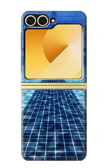 S2429 Piscine Etui Coque Housse pour Samsung Galaxy Z Flip 6, Flip 7 FE