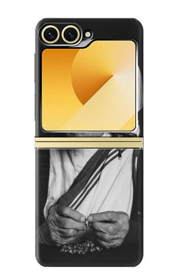 S2512 Mère Teresa Etui Coque Housse pour Samsung Galaxy Z Flip 6, Flip 7 FE
