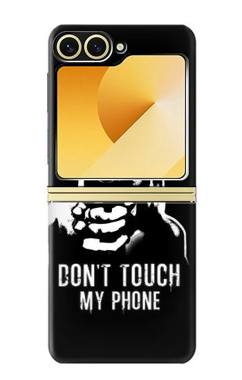 S2518 Ne touche pas mon téléphone Etui Coque Housse pour Samsung Galaxy Z Flip 6, Flip 7 FE