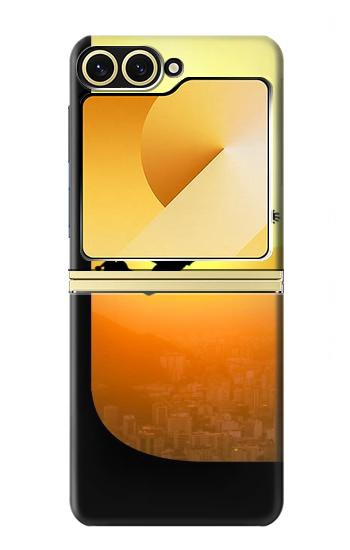 S2676 Extreme Skate-board Coucher de soleil Etui Coque Housse pour Samsung Galaxy Z Flip 6, Flip 7 FE